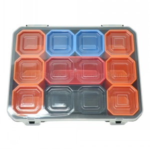 Cube Parts Organiser Case 08 Removable Compartments